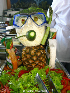 Diver dinner time !!
Galapagos Aggressor always provided... by Jackie Campbell 